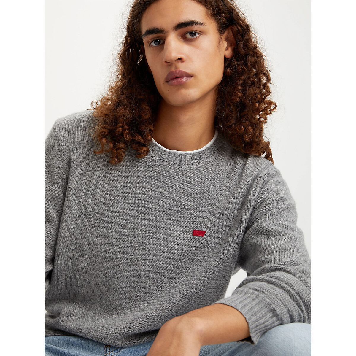Suéter de gola redonda LEVI'S, em lã A4320