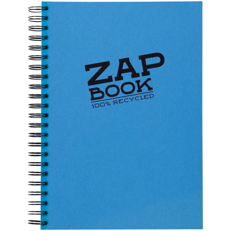 Zap Book carnet spiralé 160F A4 80g - Assortiment mixte