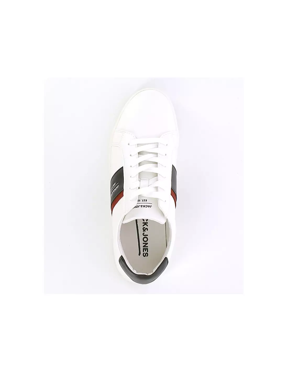 JACK & JONES JFWBANJO - Baskets Whitenavyblazerreddal
