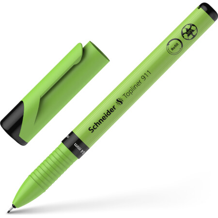 Schneider Topliner 911 Fineliner - schwarz - 0.4 mm