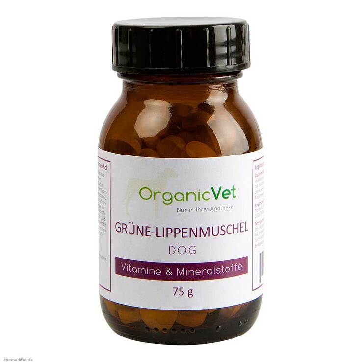 Grüne Lippenmuschel Hund Tabletten, 75 g