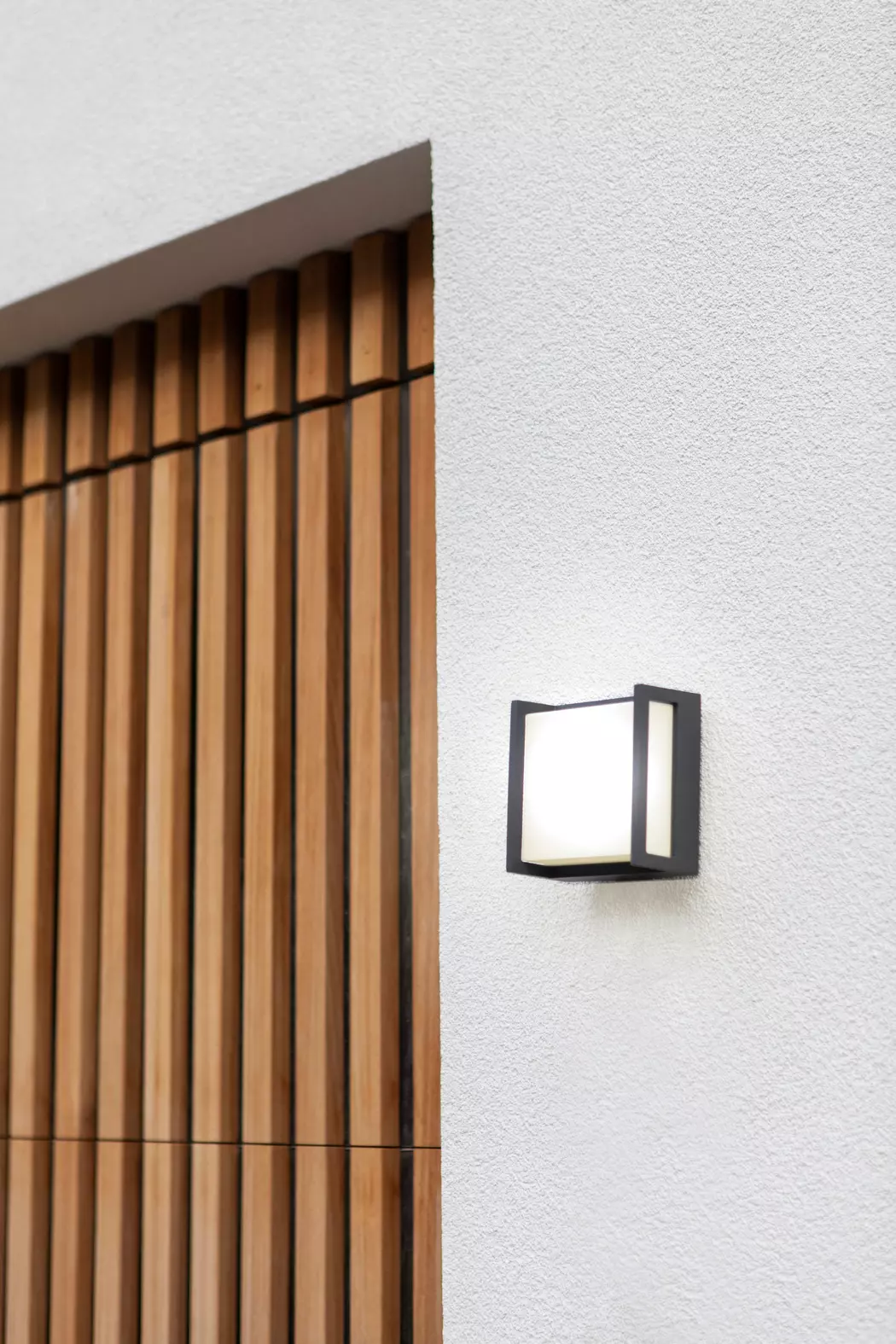 LED-Außenwandleuchte QUBO