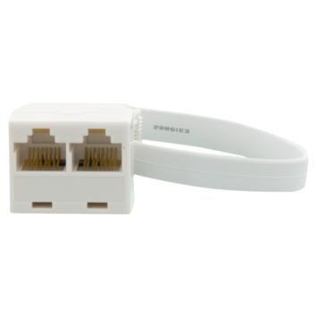 Q-Link telefoon splitter modulair ADSL wit