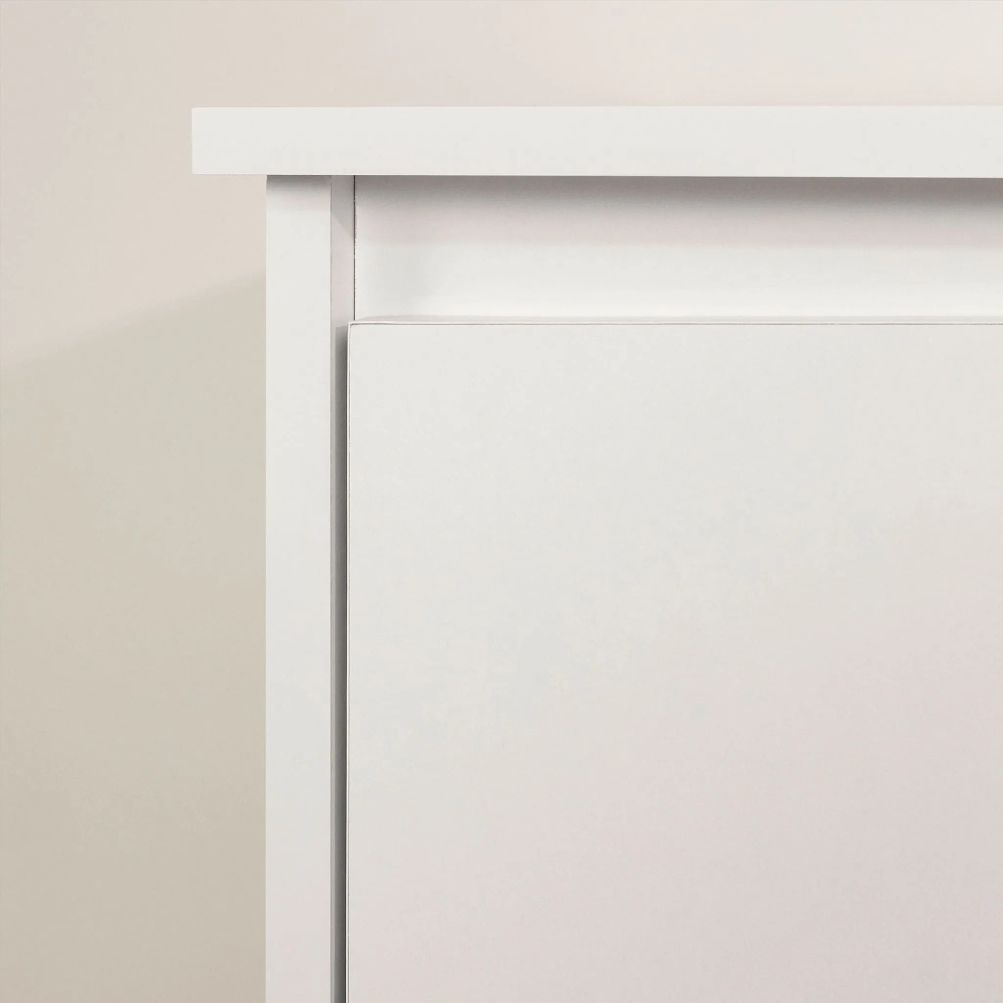 South Shore Bureau Double 6 Tiroirs - Hulric Blanc solide