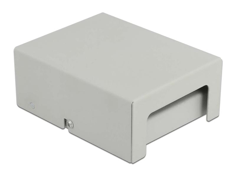 Delock Gehäuse Keystone Patchpanel 4 Port grau Keystone Patchpanel 4 Port grau