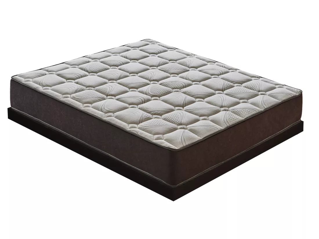Matelas à ressorts ensachés et memory foam - memory foam 5 cm - résistant 120x200 cm