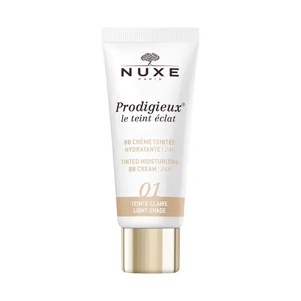 Nuxe Prodigieux® Le Teint Éclat BB Crème Teintée Hydratante 24h Teinte Claire 30ml