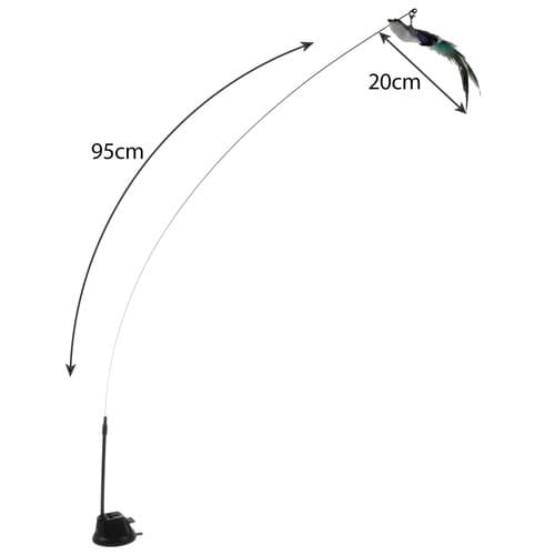 Katteleke med sugekopp Purlov 22099