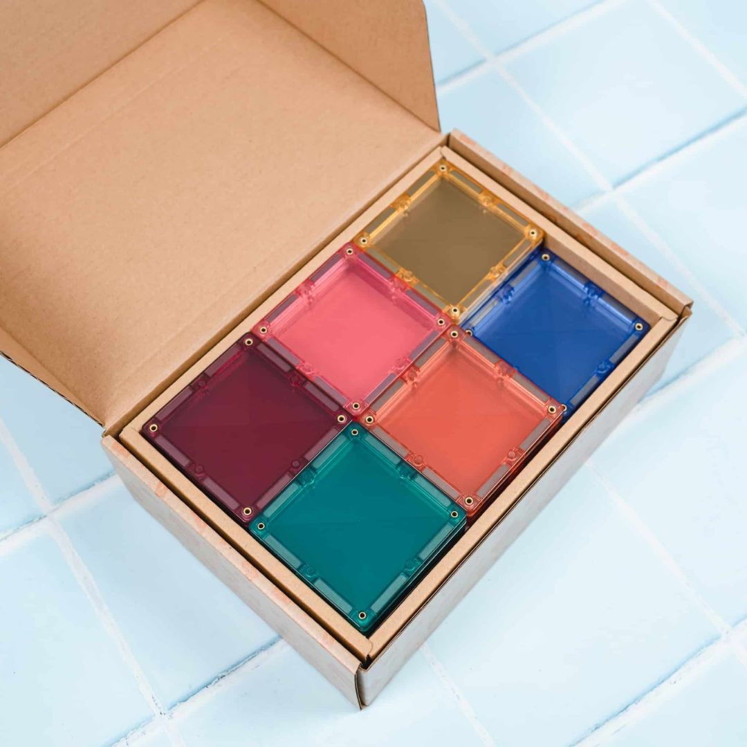 Connetix square pack - pastel - 40st