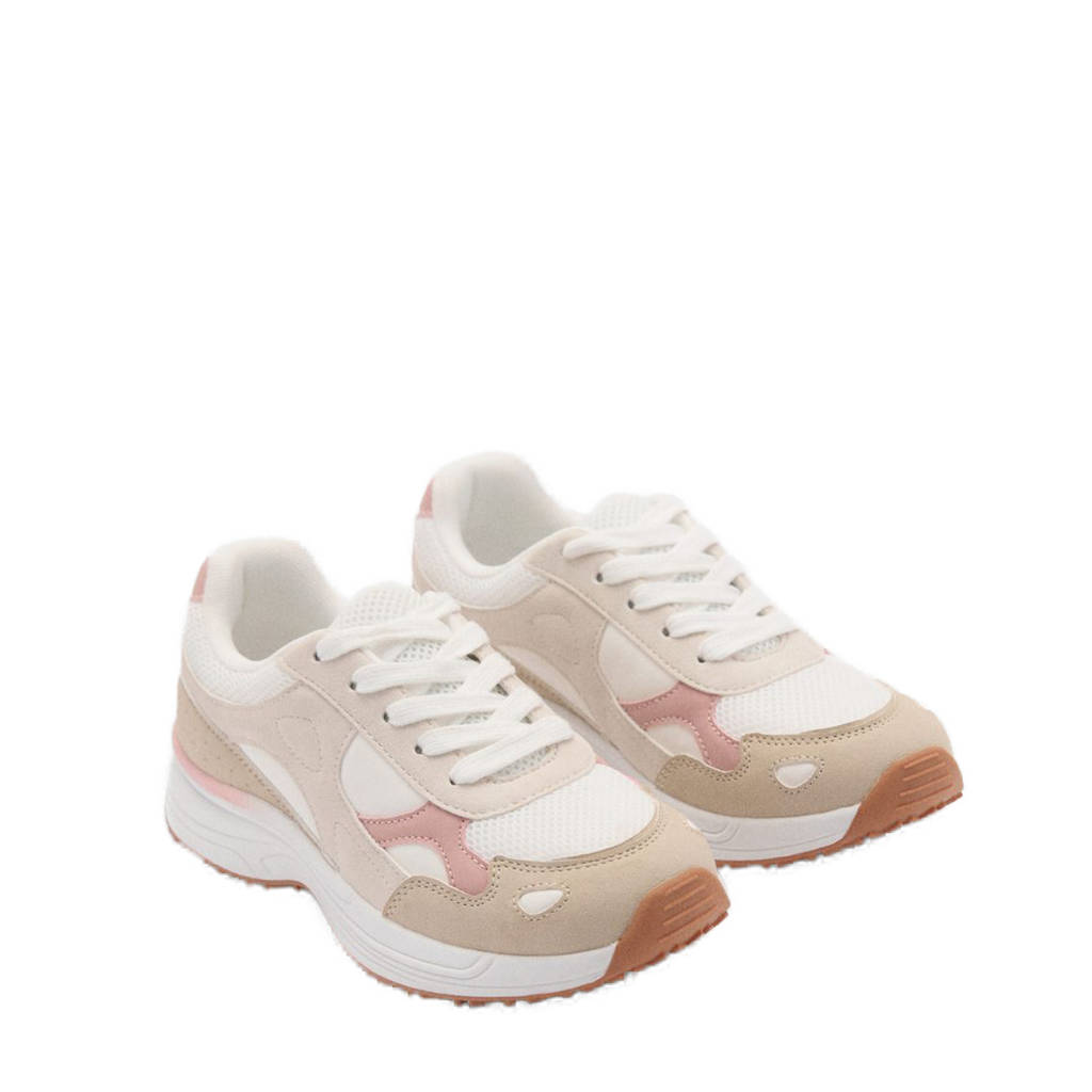 Mango Kids chunky sneakers pastelroze