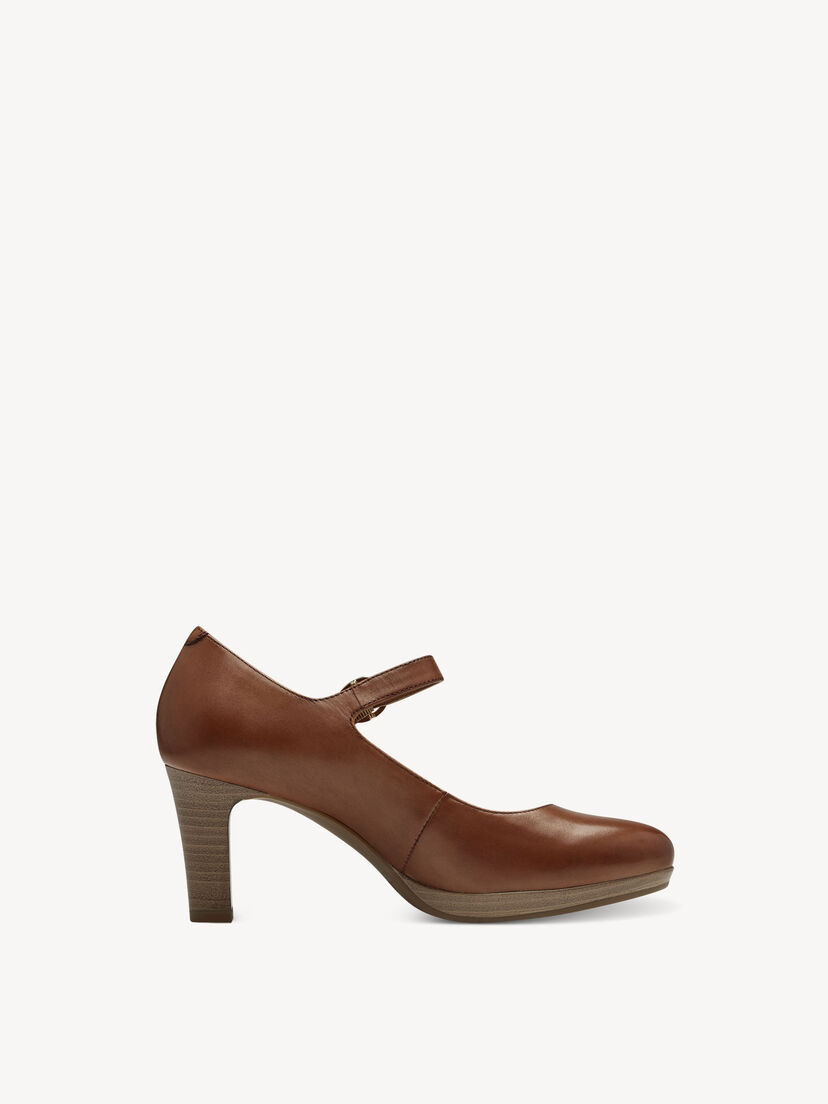Leren Pumps - bruin