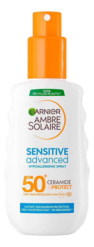 Garnier Ambre Solaire Sensitive Advanced Sun Protection For Sensitive Skin - 150 ml.