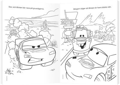 Disney Cars Fargeleggingsbok