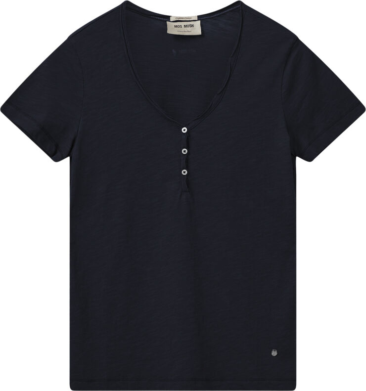Mos Mosh MMAstin Basic Tee Salute navy