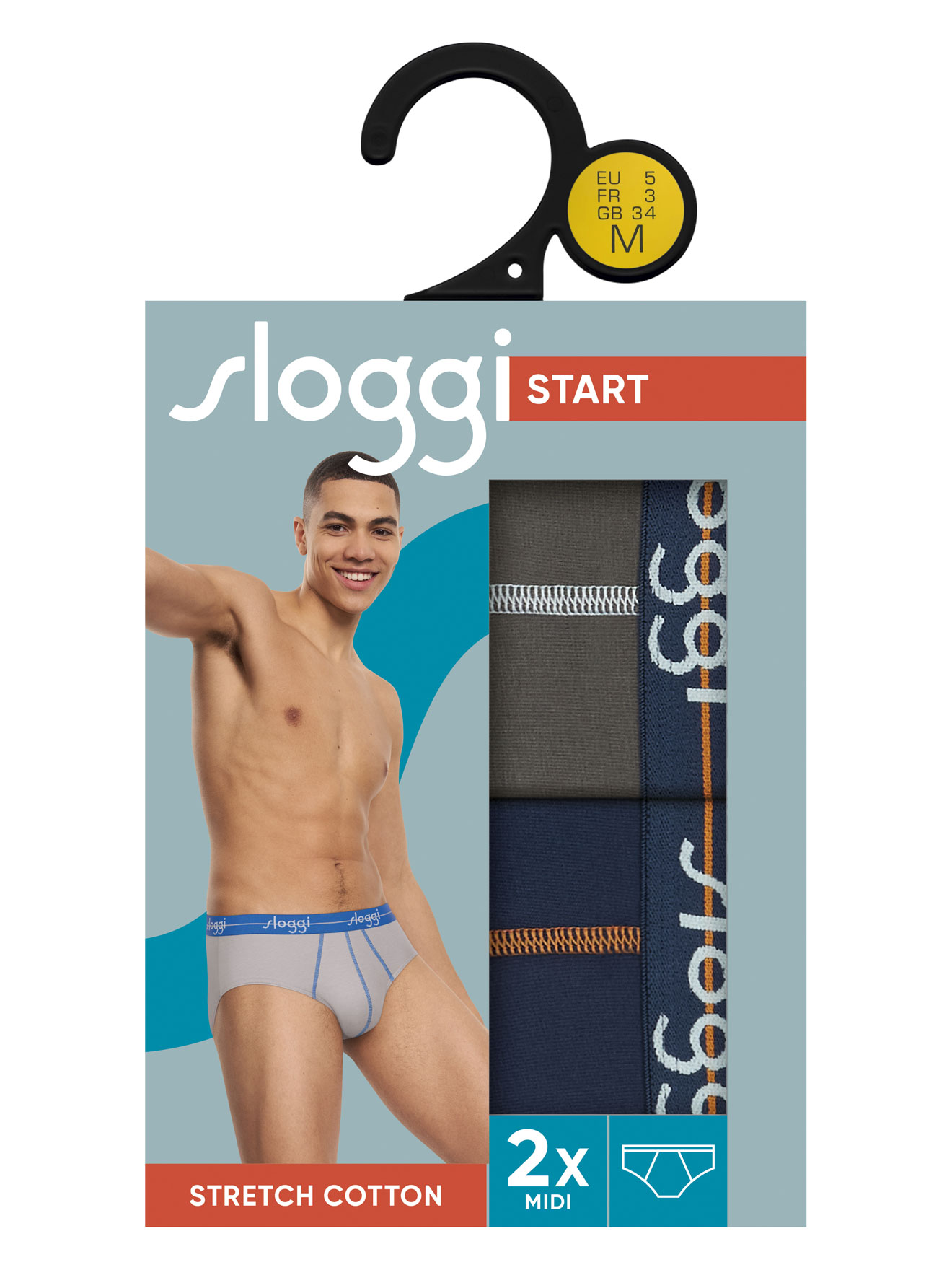 Lot de 2 slips midi Start