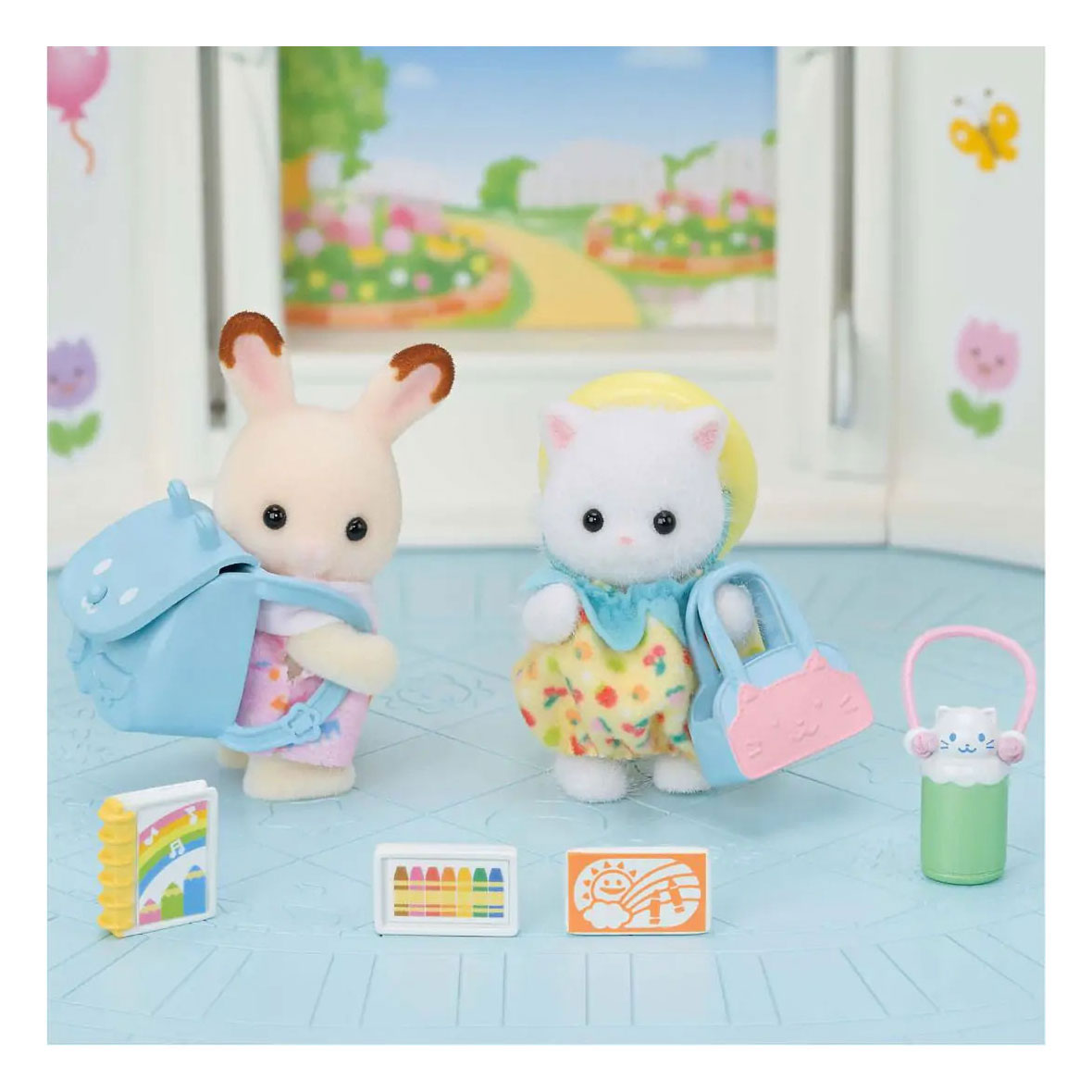 Sylvanian Families 5747 Duo Peutervriendjes - Samen Wandelen