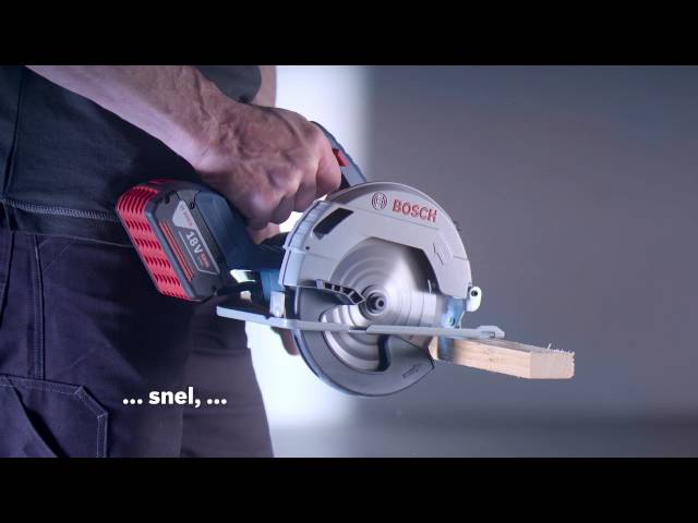 Bosch GKS 18V-57 G 18V Li-Ion Accu cirkelzaag body in L-Boxx - 165mm