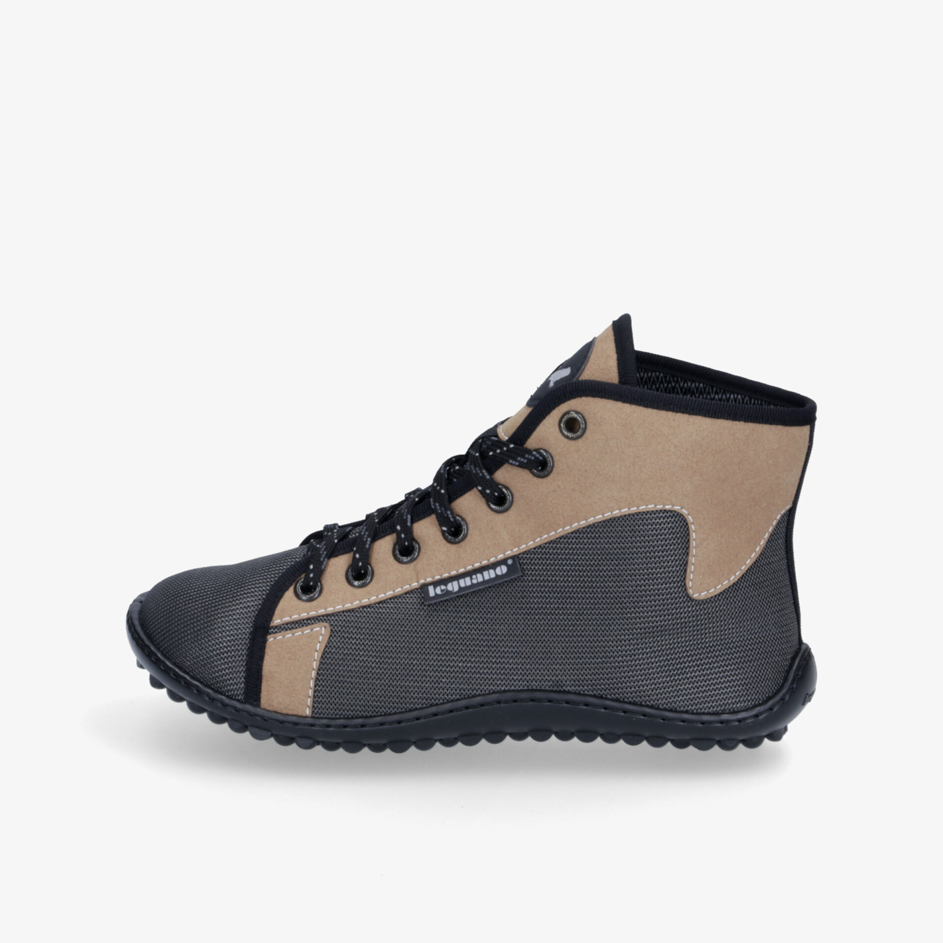 leguano Jaspar Damen Schnürstiefeletten grau