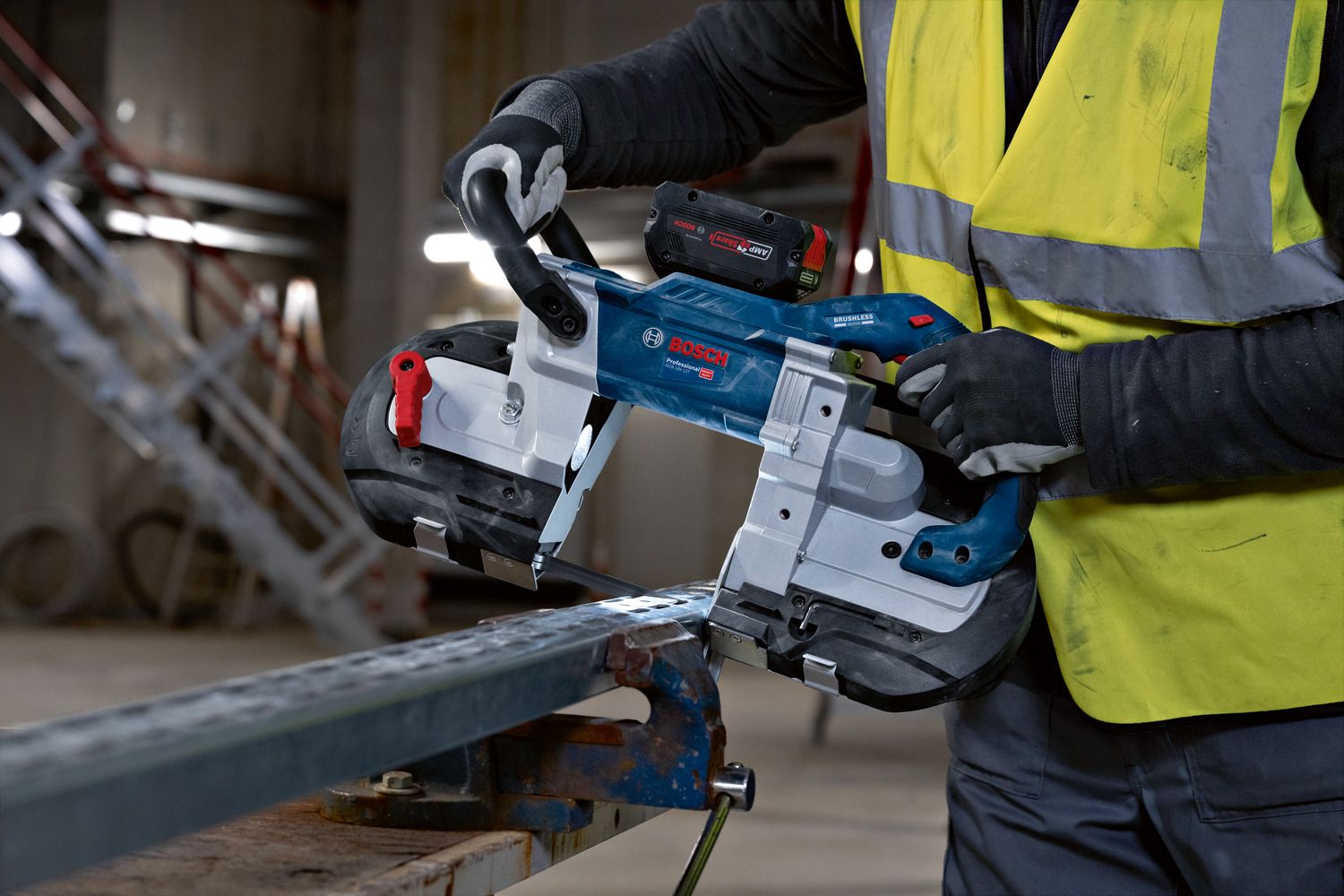 Bosch Professional GCB 18V-127 Accu bandzaag 18V Basic Body - 06012B7000
