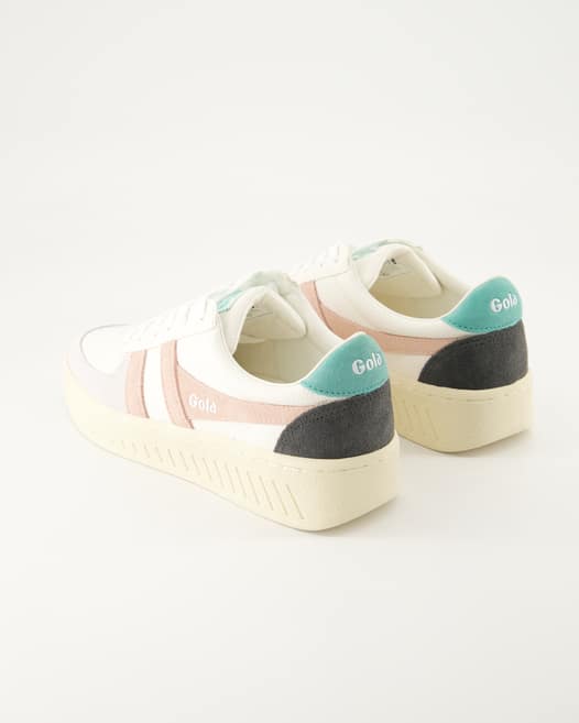 Gola Grandslam Trident Sneaker in Weiß