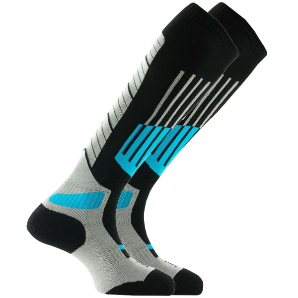 Chaussette de ski THYO MI BAS SKI ALL MOUNTAIN X2 BLACK/TURQUOISE