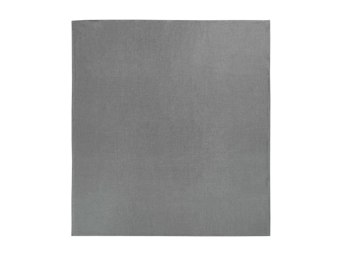 Couvre-lits RAGALA Coton 200 x 220 cm Gris foncé