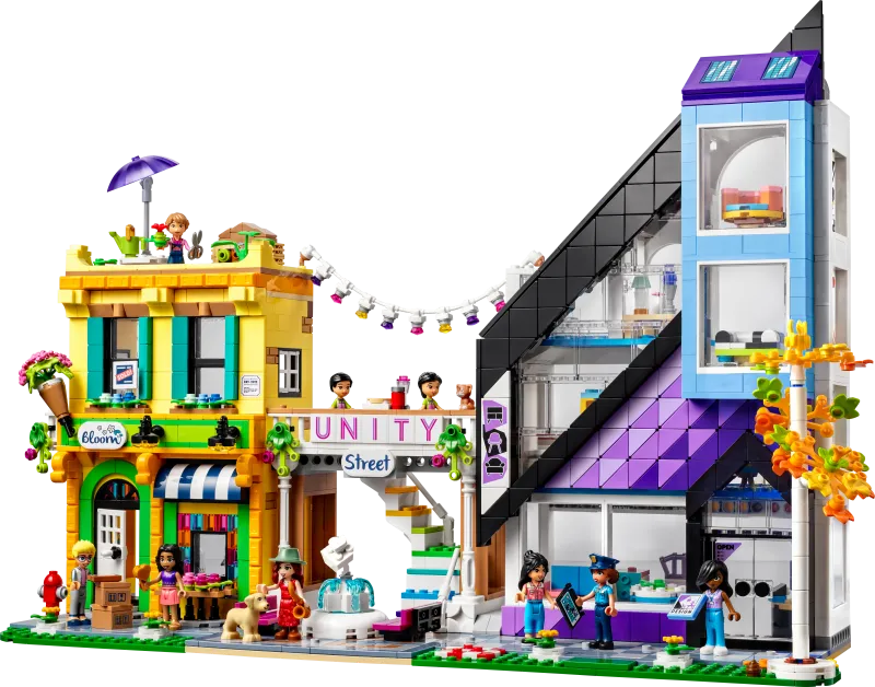 LEGO Friends 41732 Midtbyens blomster- og designbutikker