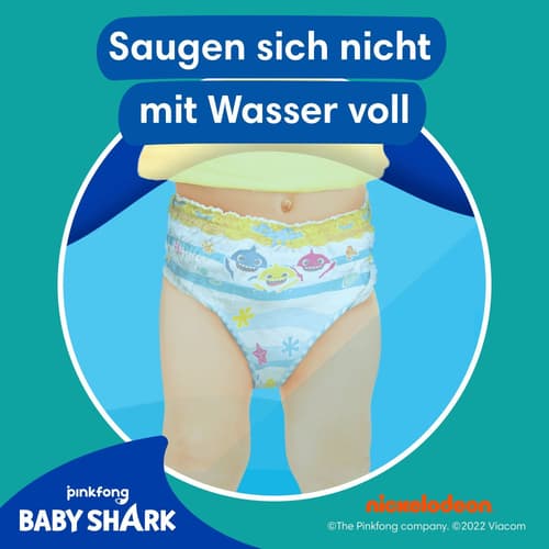 Pampers Splashers Baby Shark Schwimmwindeln Gr. 3-4, Single Pack, 6kg-11kg