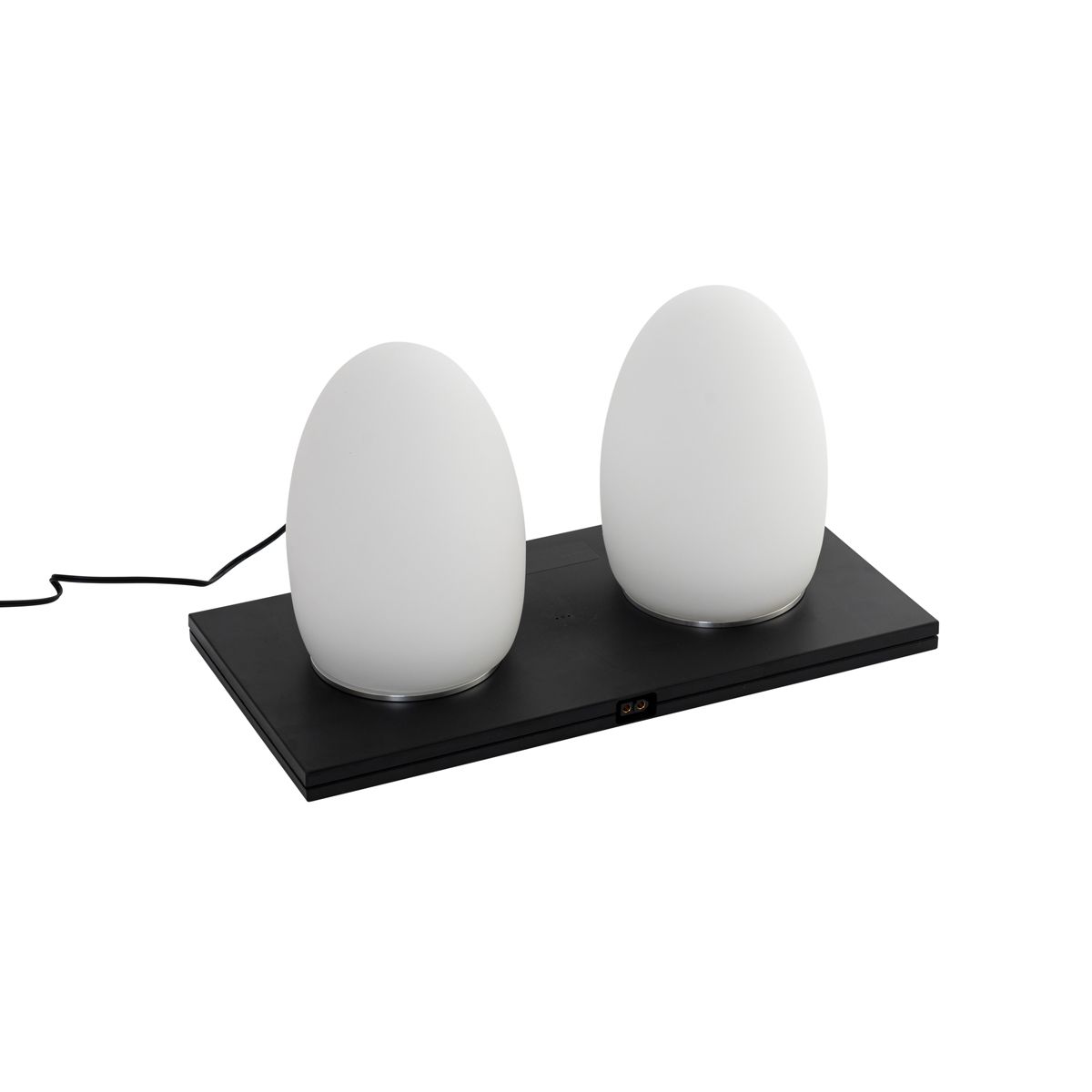 Set van 2 tafellampen wit RGBW oplaadbaar - Eggo