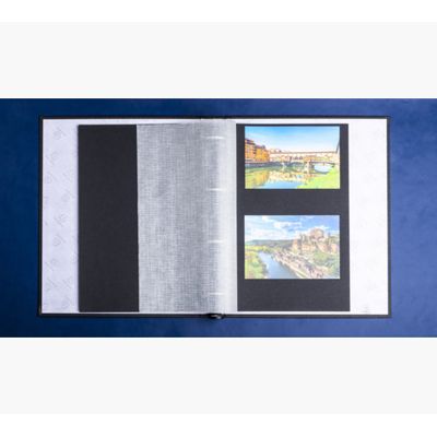 Exacompta OfficeByMe - Album photo classeur - 60 pages noires - noir