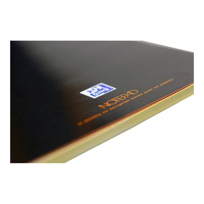 Oxford International - Bloc notes - A4 + - 160 pages - ligné jaune - perforé