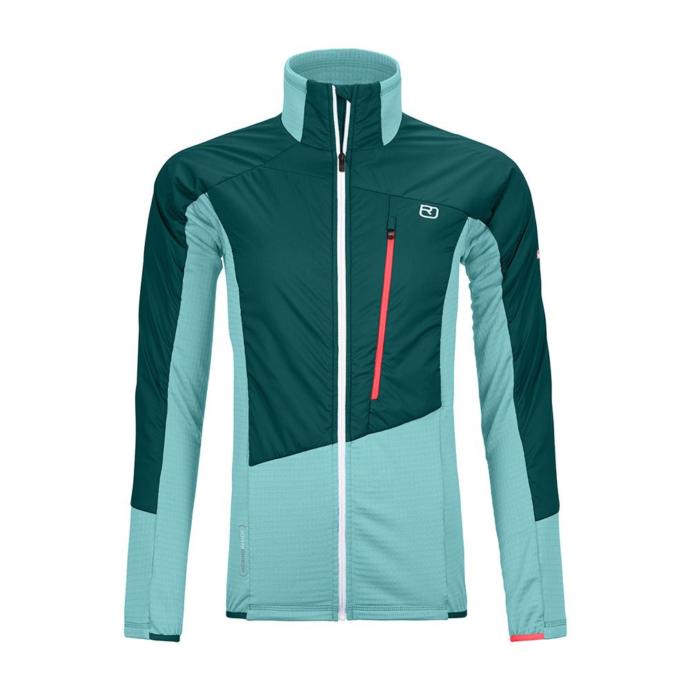 Ortovox WESTALPEN SWISSWOOL HYBRID - Veste Femme pacific green