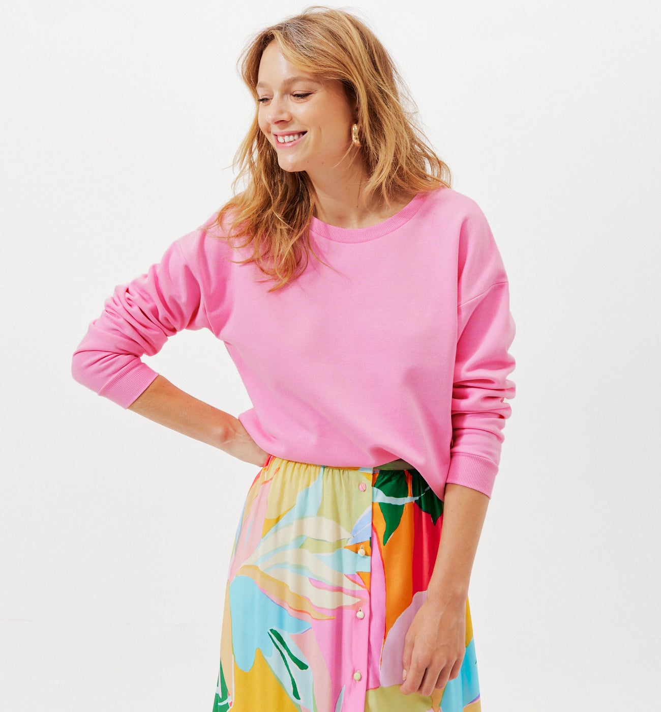 Sweat-shirt Femme - Rose