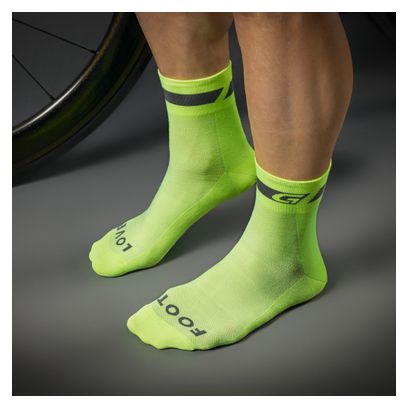 Chaussettes GripGrab Hi-Vis Regular Cut 3PACK Jaune