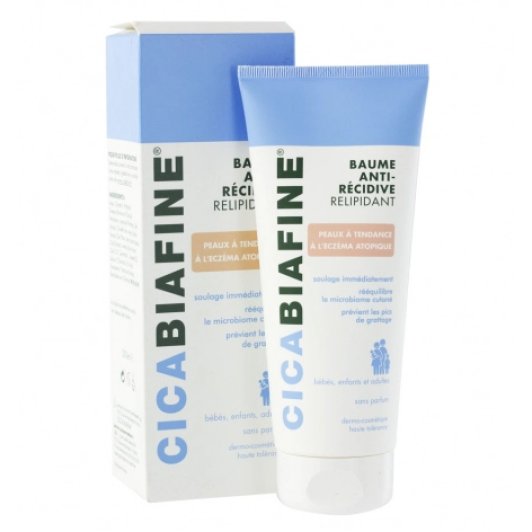 Baume anti-récidive relipidant Cicabiafine pour peaux sujettes à l'eczéma