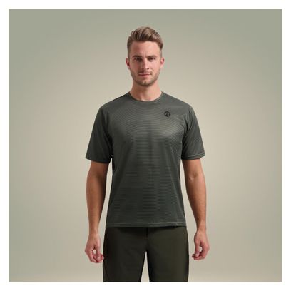 Maillot Manches Courtes VTT Velo Rogelli Adventure Core - Homme - Verte