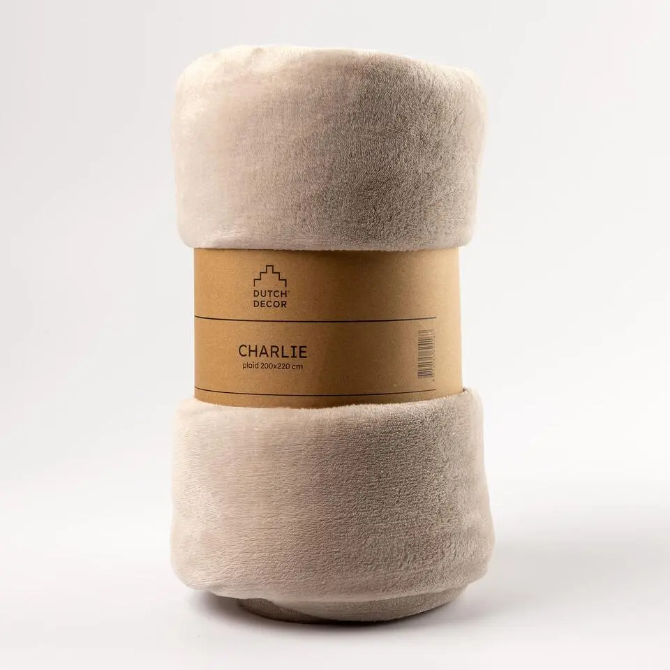 Plaid Charlie - Pumice Stone - 200x220 cm