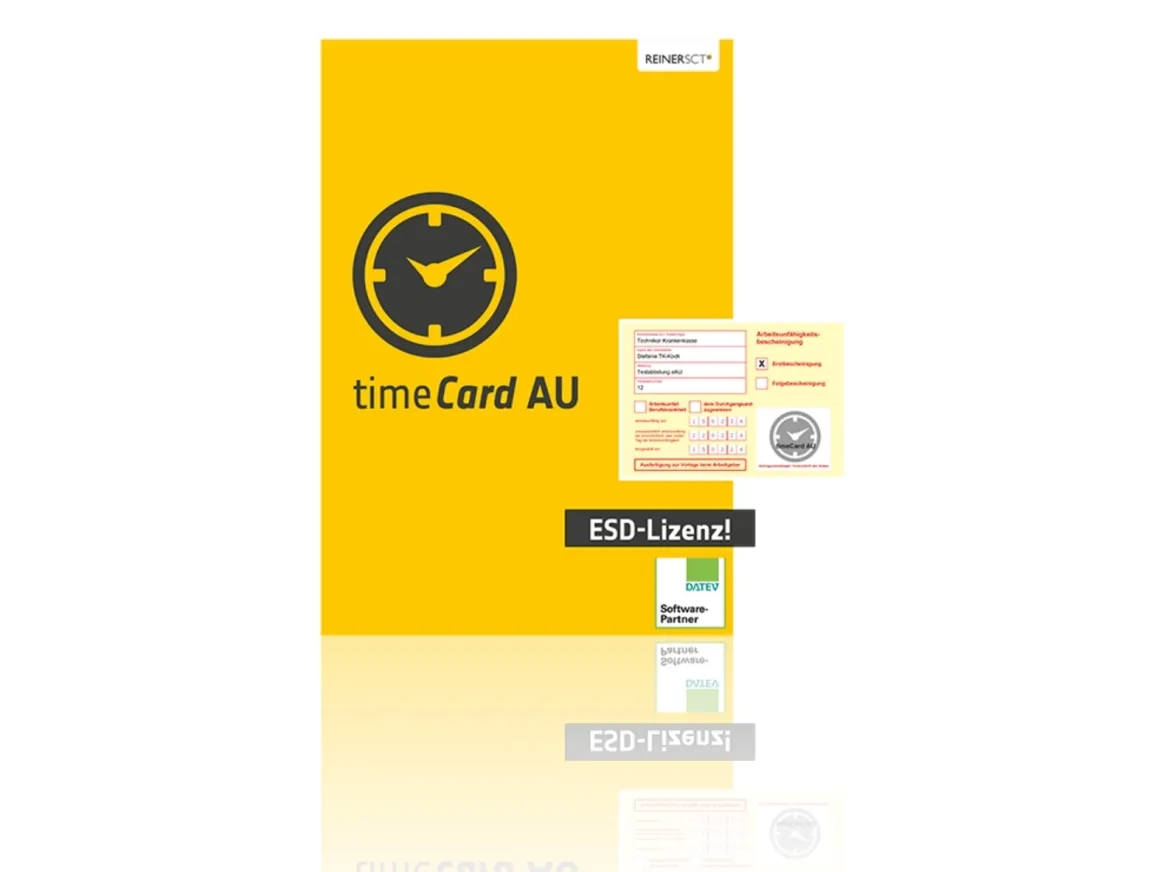 REINER SCT timeCard AU 1-årig 10MA årlig licens til 10 medarbejdere