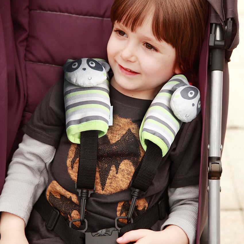 Lot de 2 protège-ceinture - Thème Panda - Doré