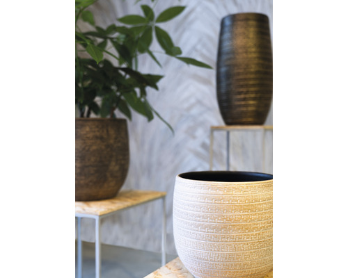 Binnenpot Passie voor Aardewerk Solano Ø 16 cm H 14 cm Klei antiek goud