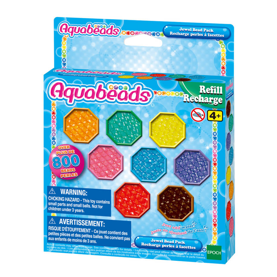 Aquabeads navulling juweel parelpakket - 800 parels