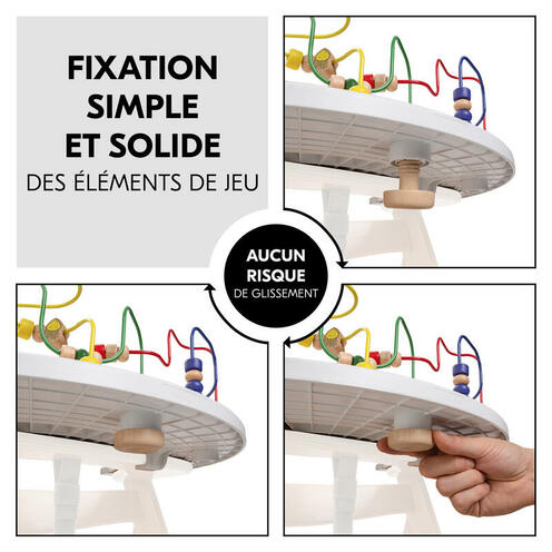 Plateau de jeu labyrinthe perles Alpha Play Moving set - Bois - HAUCK