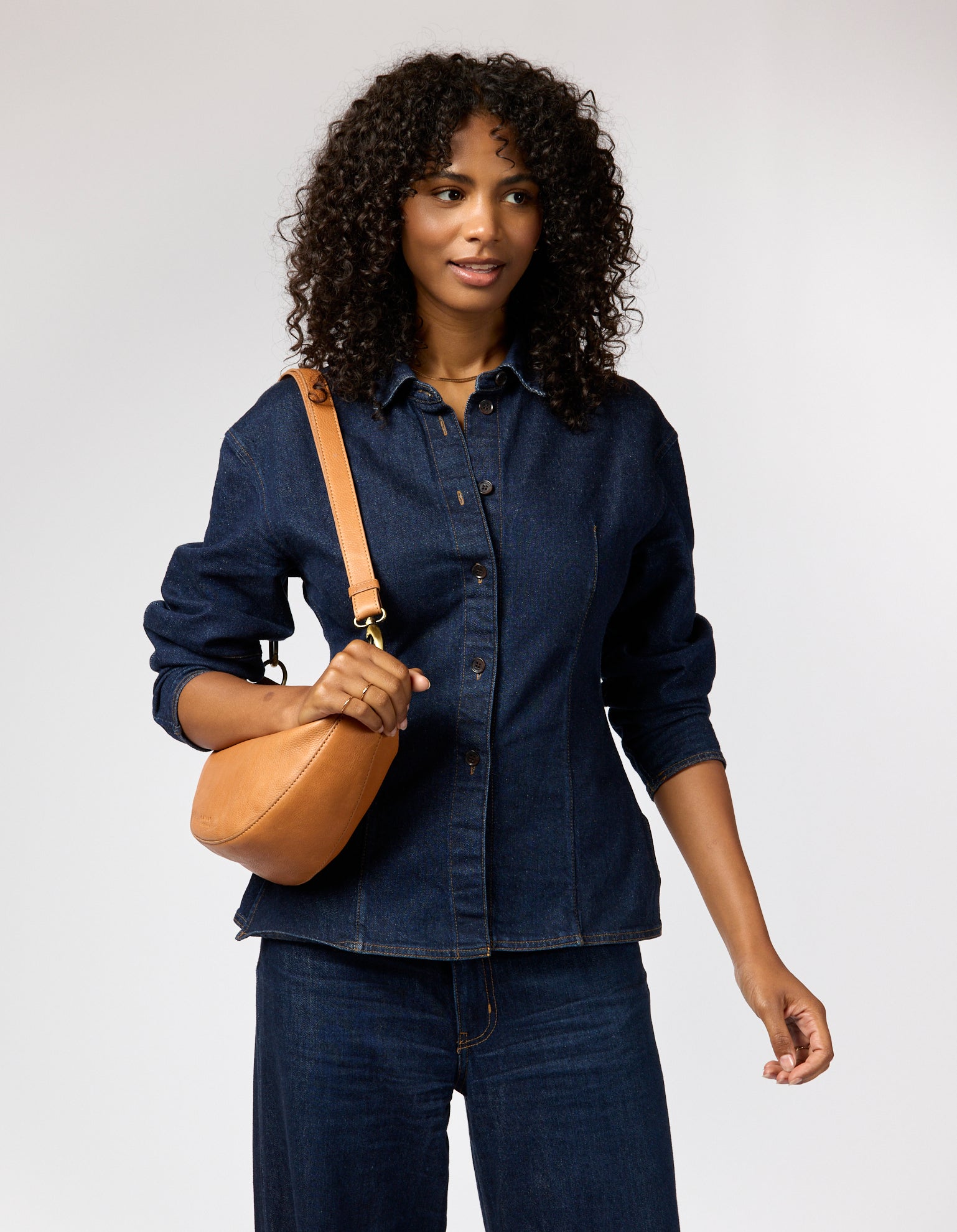 Leo  Twisted Handle - Wild Oak Soft Grain Leather