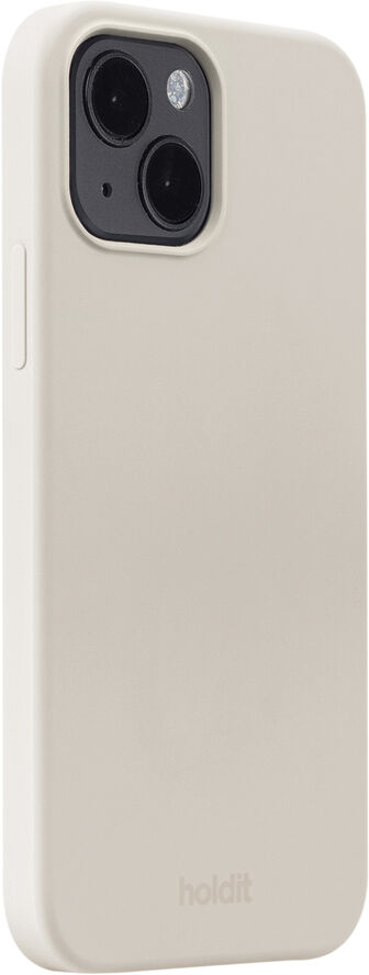 HoldIt Silicone Case iPhone 15 Light Beige Beige