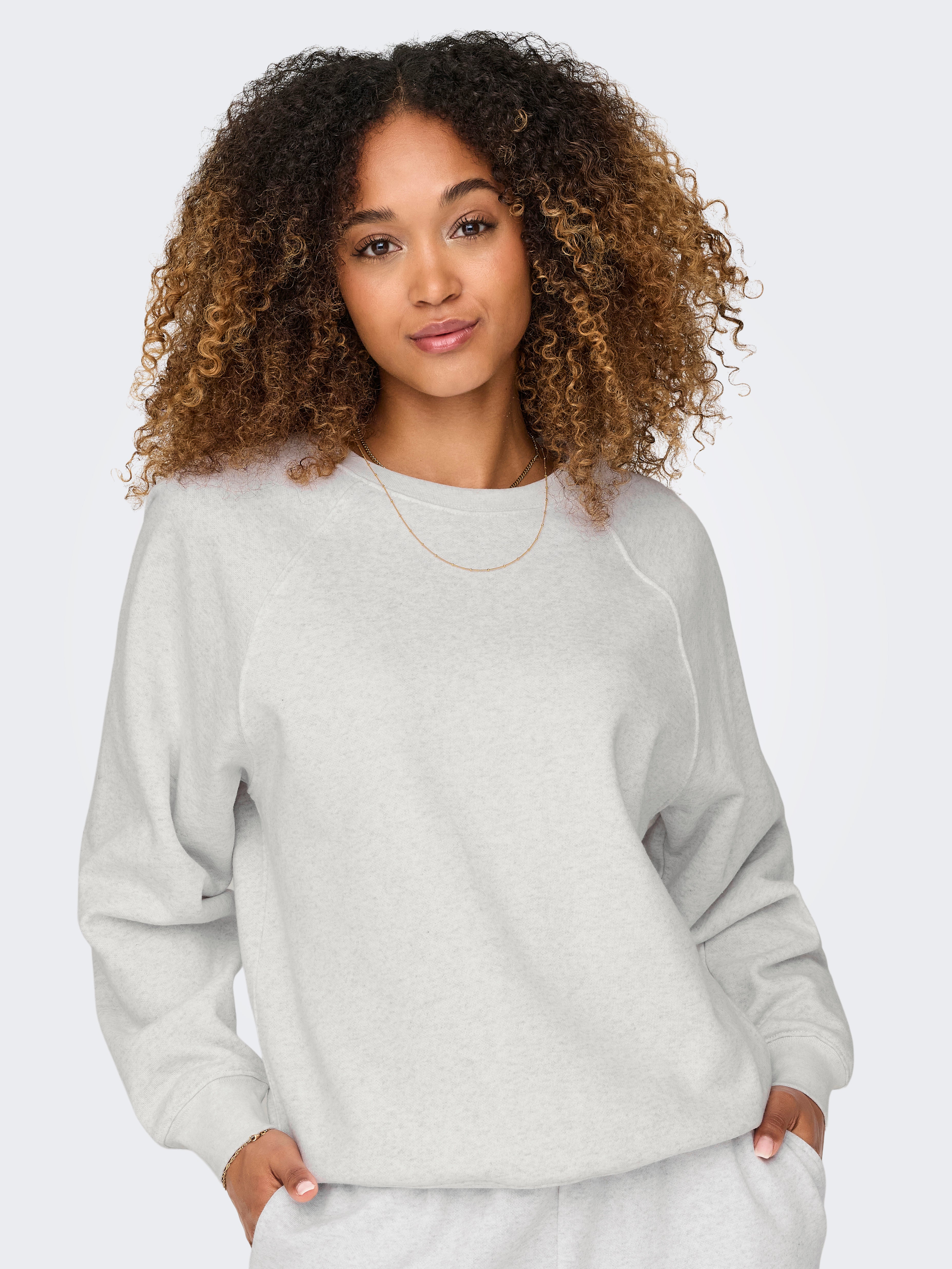 ONLDAZE Sweatshirt Light Grey Melange