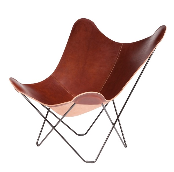 Cuero Design - Mariposa Chair pampas leer Mariposa Chair - oak