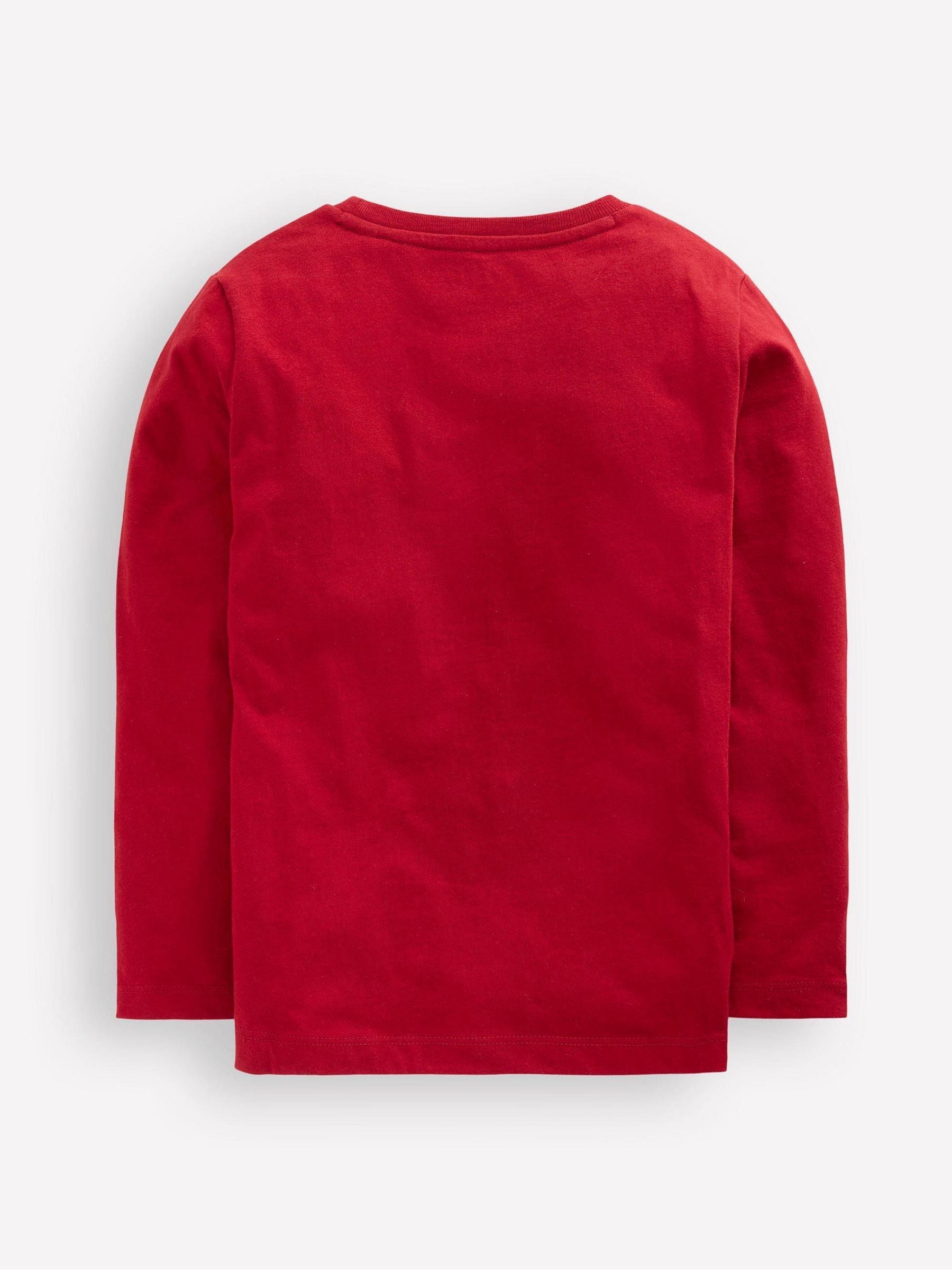 Rood - Boden Superstitch Sleeved T-Shirt