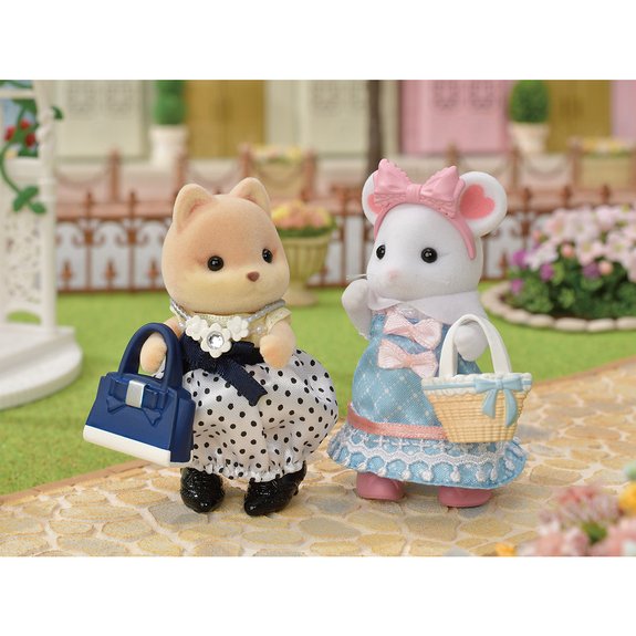 La valisette de mode et grande sœur souris marshmallow - Sylvanian Families 5540