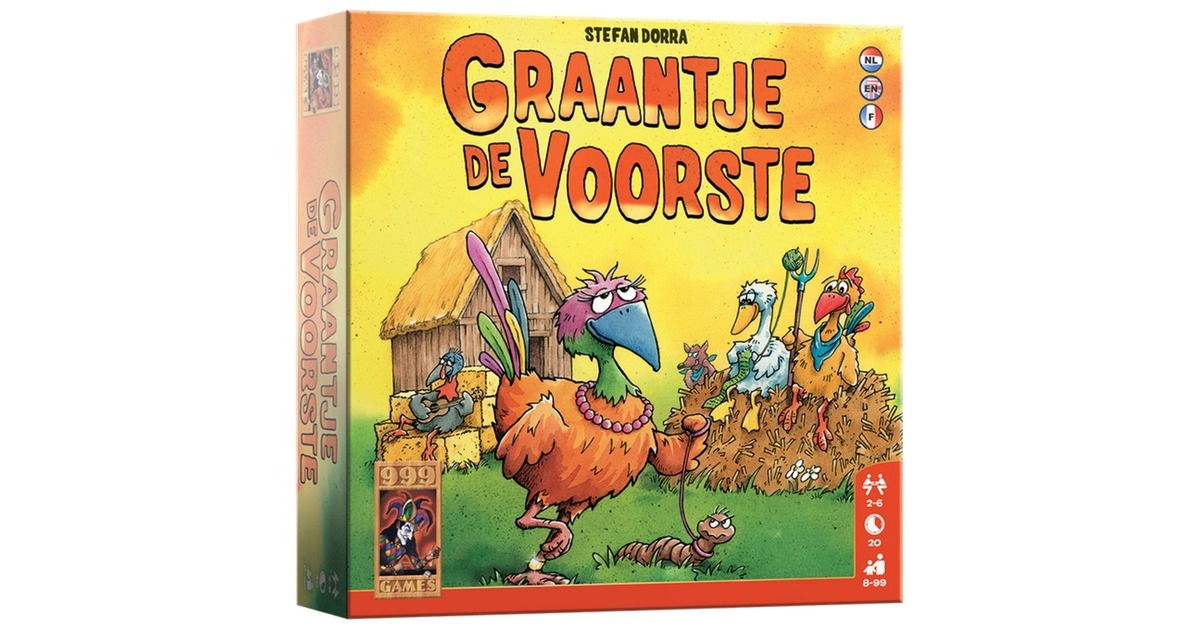 999 GamesGraantje de Voorste Kaartspel  (Nederlands, 2 - 6 spelers, 20 minuten, Vanaf 8 jaar)