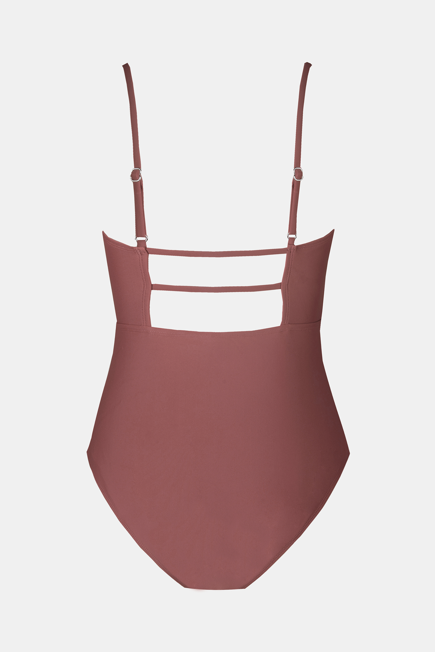 Maillot de bain une pièce à torse long découpé
